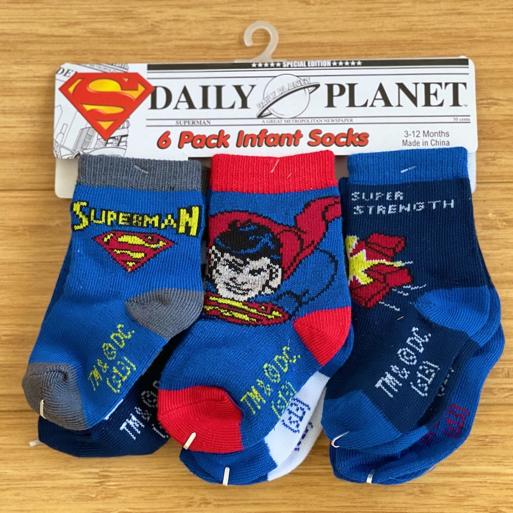 New! Infant Superman Socks!